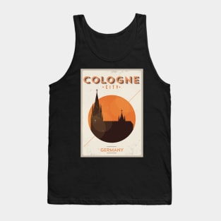 Cologne Poster Design Tank Top